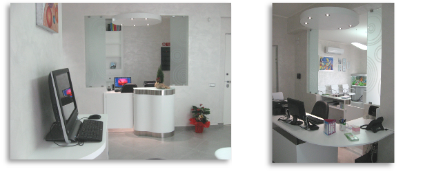la reception dello studio dentistico minutella di Bagheria la reception dello studio dentistico minutella di Bagheria